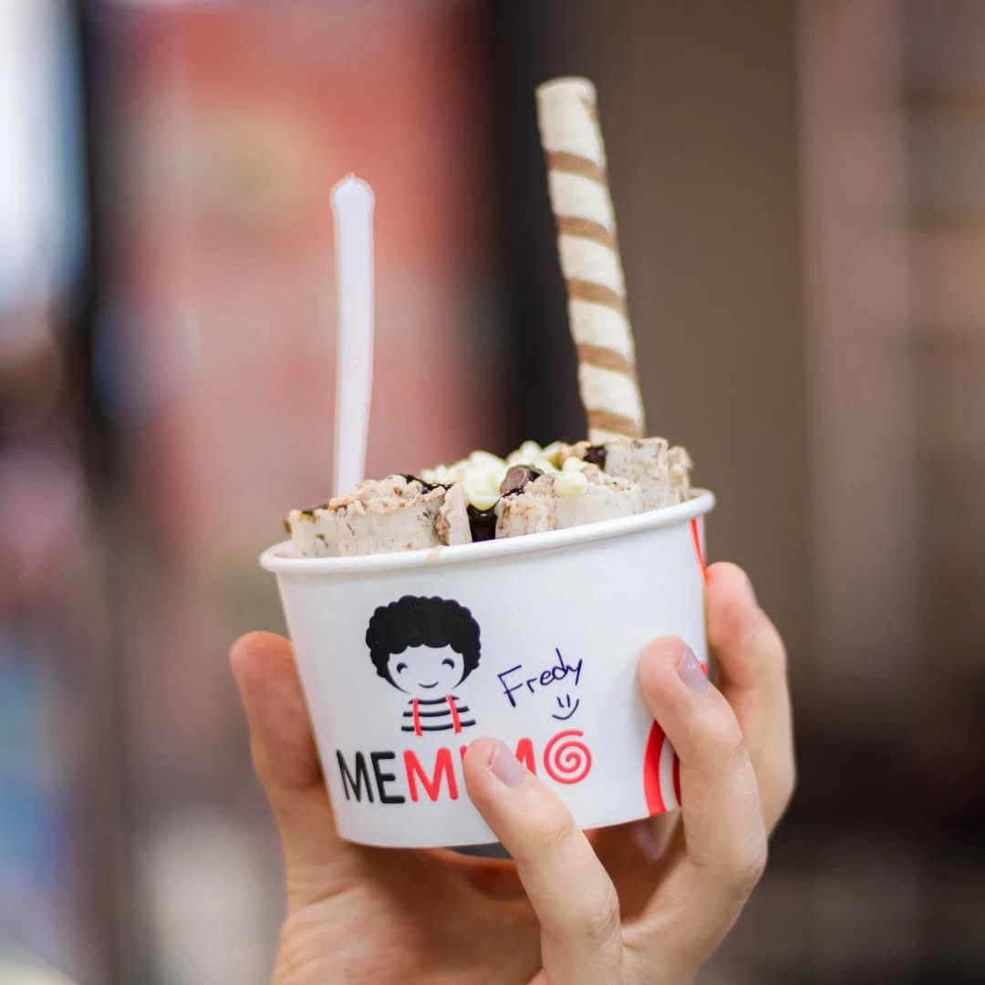 Helado en rollo clásico Oreo